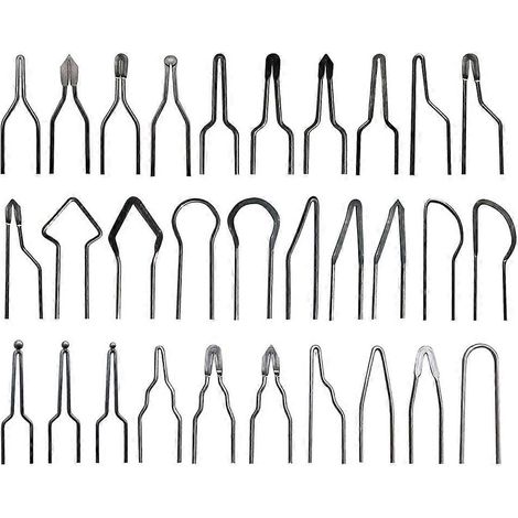 Kit de pyrogravure 30 pièces, outil de pyrogravure, pointe de stylo en fil de nickel-chrome, accessoires remplaçables (1/5)