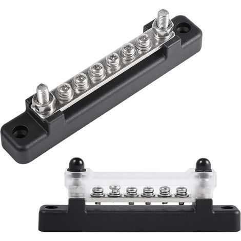 6-Position Busbar Terminal Block, 130A/150A, for Marine Power Distribution Terminal Block for Boats and Cars (1/5)