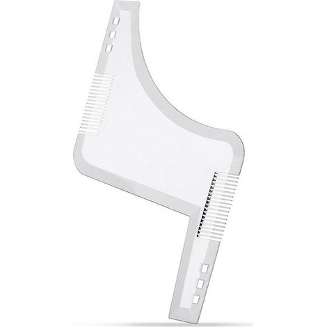 Guide à barbe double face pour modeler et coiffer la barbe, compatible avec toute barbe (1/5)