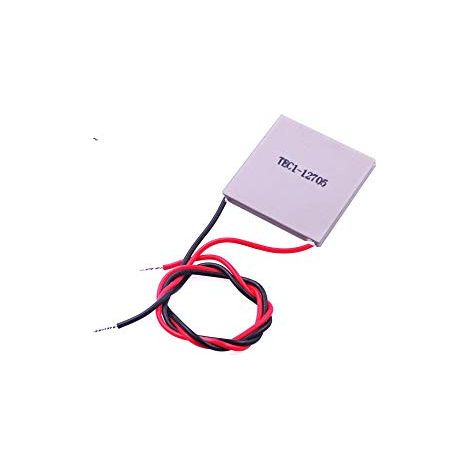 Cella di Peltier 14,2V 5,3A 57W Misure 40x40x4mm TEC1-12705