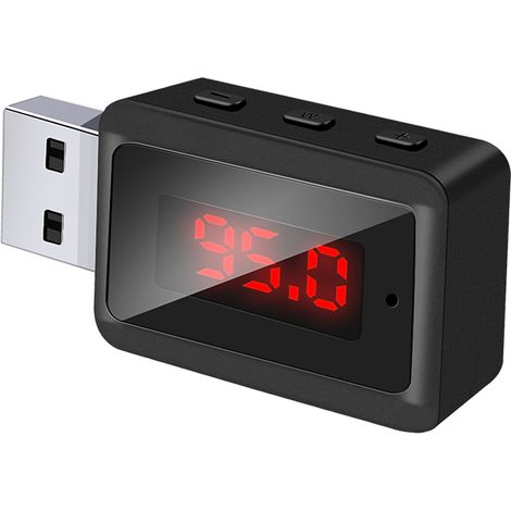 Adaptateur audio sans fil pour voiture, mini récepteur Bluetooth mains libres alimenté par USB pour autoradio (1/5)