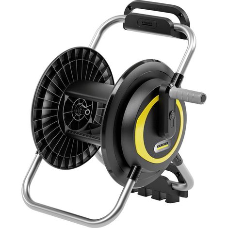 KARCHER Devidoir Portable HR 4 26453730, Capacite de 40 m en Tuyau de 13 mm, Fixation Murale ou au Sol, Design Compact, Garantie 2 ans