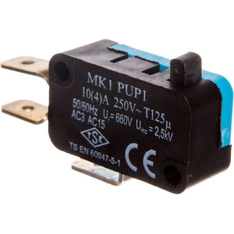 Miniatur-Endschalter 1CO mit Kunststoffdrücker, T0-MK1PUP1