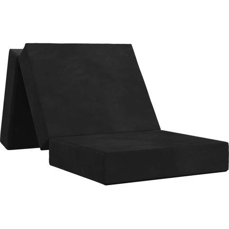 Divano Letto Pieghevole 75 x 67 x 45 cm Nero vidaXL (1/5)