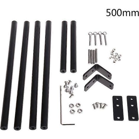 Hier ein Vorschlag für den Produkttitel auf Französisch (171 Zeichen): Komplettes Stützstangen-Set für CR-10 / CR-10S / CR-10 S4 / TEVO / CR-10 S5 3D-Drucker – Verbessertes Ersatzteil – Höhe 400 mm od