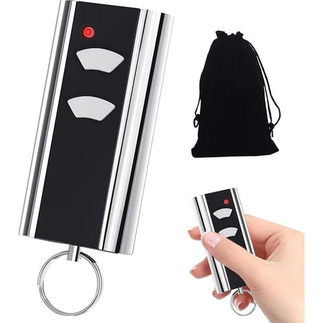 Garage Door Remote, Garage Door Opener Remote Control Compatible with Crawford Normstahl 433.92 Rolling Code, Radio Frequency, Black, 100m, 1 Lithium CR2032 (1/4)