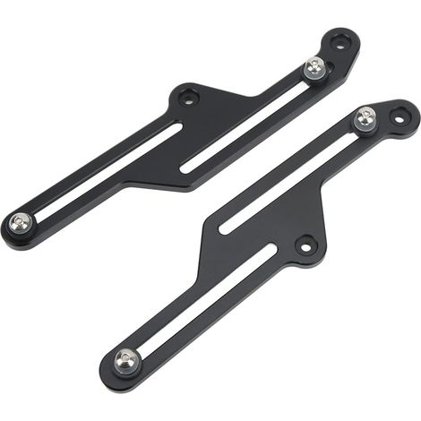 Ajusteur de Pare-Brise de Moto, Ajusteur de Pare-Brise de Moto avec Pack d'accessoires en Aluminium + Acier Inoxydable Réglable pour Tenere 700 XT700Z (1/5)