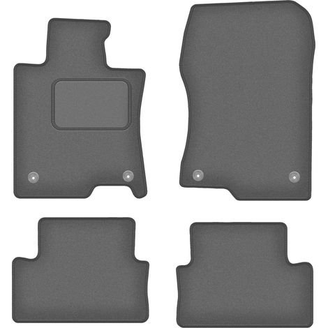 Alfombrillas de grafito para Honda Accord VIII sedán, familiar, tourer (2011-2015)