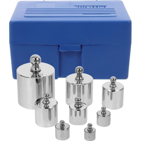 Jeu de Poids D'étalonnage pour Balances Numériques de Précision en Acier avec Pince en Plastique et Balances Cuisine Usage Industriel et Domestique (1/5)