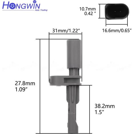 Passend für Volkswagen ABS-Drehzahlsensor WHT003864 WHT003864A (1/4)