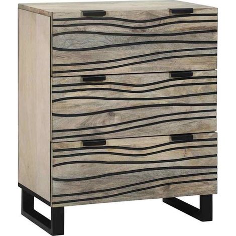 Buffet Bas de Cuisine 2 Portes, Meuble Rangement Salon Entrée, 120 x 33 x 75 cm, Blanc (1/5)