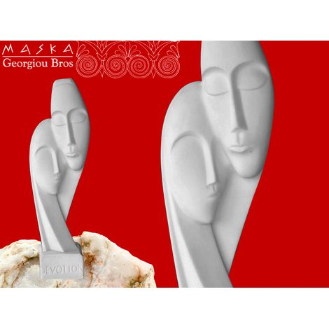 Figura - máscara - alabastro griego