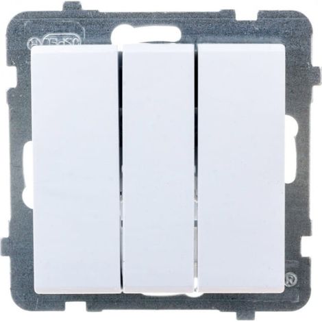 Connecteur triple Sonata blanc ŁP-13R/m/00