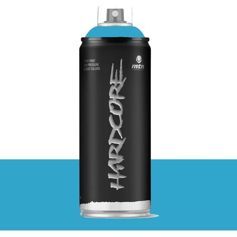 Bombe de peinture aérosol MTN Hardcore Bleu clair (RV-8) 0,4 L (1/2)