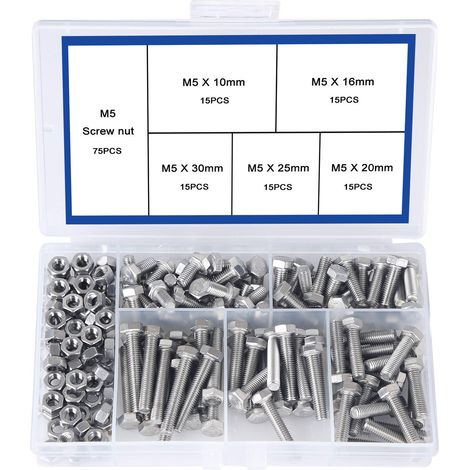 M5 304 Industrie de Machines Réglée de Boulon de Sortilège Hexagonal D'acier Inoxydable de Coin Extérieur de, Boulons et écrous de Sortilège (1/5)