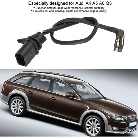 Une paire de câbles de capteur de frein de roue avant Volkswagen, 7P0907637. (1/5)
