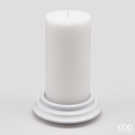 EDG Candela Dorica Con Piatto Bianco H 20 (1/3)