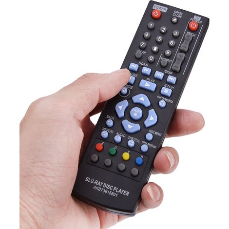 Télécommande universelle compatible LG AKB73615801 pour téléviseurs et appareils multimédias (1/4)