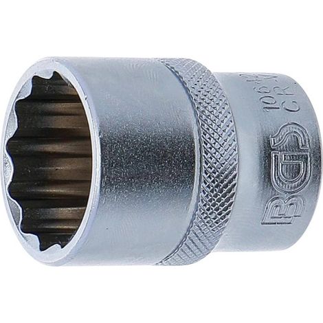 Douille pour Clé Douze Pans 12,5 mm (1/2) - 22 mm - Acier Résistant - Usage Professionnel - D-Work