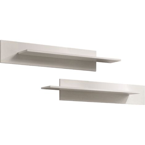 Étagère murale Sigma - Bois MDF cachemire - 120 x 50 x 20 cm - Livraison gratuite (1/3)