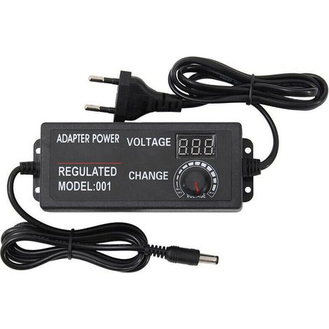 Alimentation secteur réglable 60 W 5 A 3-12 V avec transformateur et adaptateur secteur DE