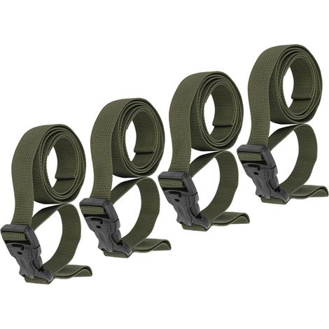 Sangle de Sécurité pour Bagages avec Double Fermoir - Ceinture de Rembourrage pour Valise et Tente de Camping