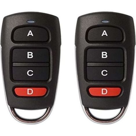 2PCS（68.3x35.7mm）telecommande 433mhz Universelle Portail, telecommande portail universelle, Duplicateur sans Fil clonage (1/4)