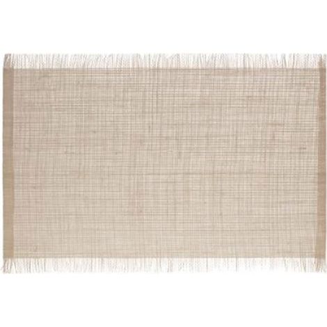 Set de Table en Jute "Frange" 30x45cm Naturel