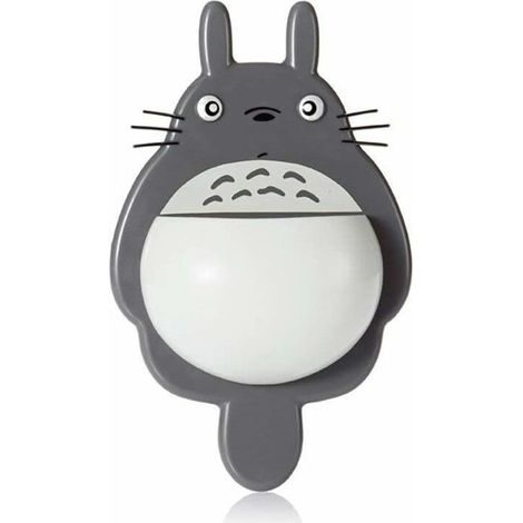 Porte-brosse à dents et dentifrice mural Totoro avec ventouse, support de salle de bains-A (1/4)
