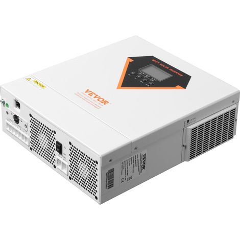 Inverteur hybride solaire 3500W avec chargeur, onde sinusoïdale pure, 24V DC à 220/230V AC, contrôleur MPPT 100A pour systèmes (1/5)