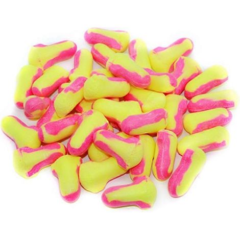 100 paires de bouchons d'oreille insonorisés en éponge antibruit pour le travail, les études et le sommeil (1/5)