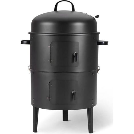 Affumicatore da esterno, 1 pezzo, 40,6 cm, nero (1/4)