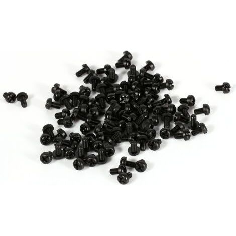 QORVA- 100 pièces M2 M3 M4 en plastique nylon hexagonal mâle femelle entretoise vis à tête ronde écrou
