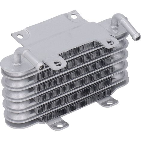 Radiateur d'huile moteur en aluminium pour moto, réduction d'usure, protection moteur, compatible 50cc-250cc, quad et motocross, refroidisseur d'huile robuste (1/5)