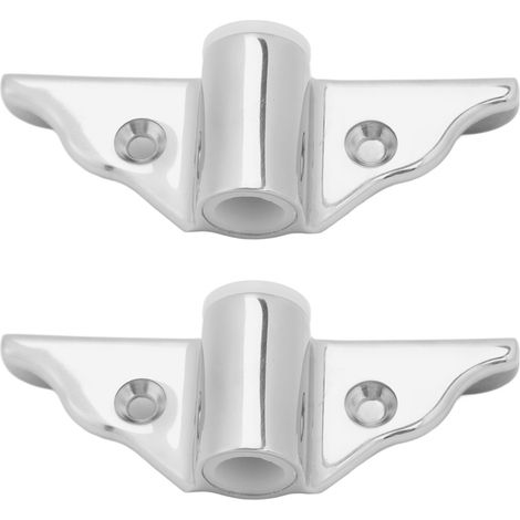 Douille Rowlock pour bateau, trou de 1/2 po, en acier inoxydable moulé 316, finition polie miroir, montage sur bord pour usage marin, 2 pièces. (1/4)