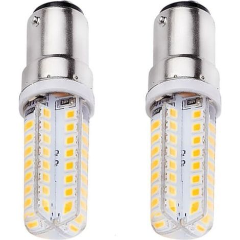 Lot de 2/10 Ampoules LED Maïs B15, Ampoule à culot B15 à intensité Variable 3 W équivalent à 30 W, Lampe à économie d'énergie pour éclairage Domestique, Ventilateur de Plafond, lustres