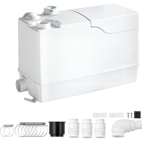 Pompe Relevage Douche 800 W 200 L/min Levage 10 m Pompe Eaux Grises (1/5)