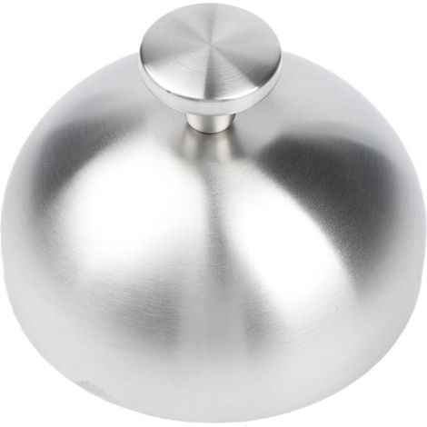 Cloche de barbecue en acier inoxydable 14 cm – Couvercle alimentaire pour cuisson et fonte du fromage – Dôme pour steak légumes et plats – Pour barbecue intérieur et extérieur (1/5)