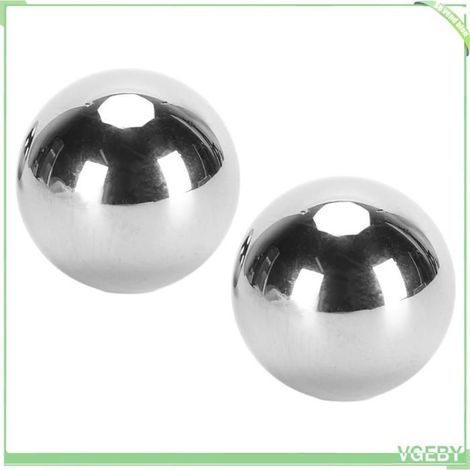 Boules de Baoding - FAFEICY - Acier Inoxydable - 3,5 cm - Fitness - Soulagement du Stress (1/5)
