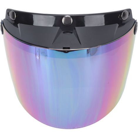 Motorcycle helmet lens, metal button, removable UV protection, adjustable, glare-reducing motorcycle visor (1/5)