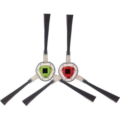2 pares de cepillos laterales para aspiradoras ECOVACS DEEBOT DT85 / DT83 (1/4)