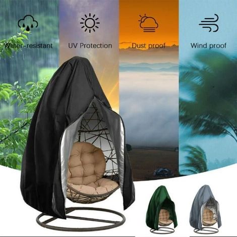 Oxford Hanging Chair Cover - 190 x 115 cm - Waterproof - Dustproof - For Garden (1/4)