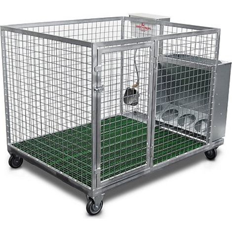 GYC -Carrito fÐ©r Ferkeltransport mit Feeder und Trinkbrunnen