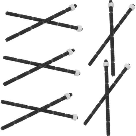 Tige de Bouton-poussoir de Réservoir, Noir, 10 Pcs (1/5)