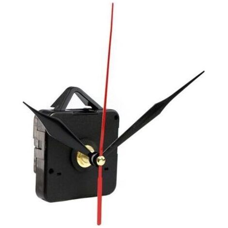 Mécanisme Horloge à pile, Plastique, Noire, 5,5 x 3,8 x 5,5 cm (1/5)