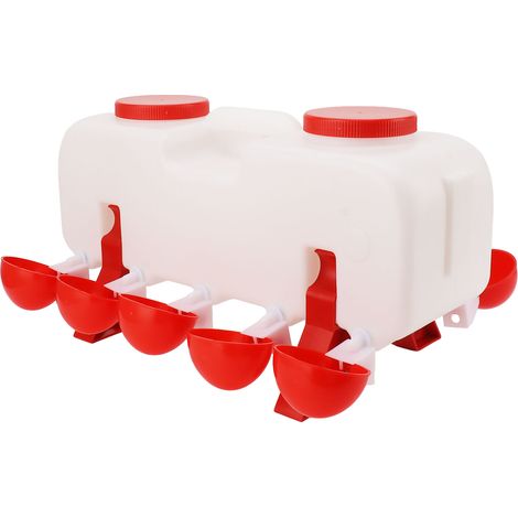 10L Poulailler Abreuvoir Automatique Volaille Distributeur Eau Poulets Canards Oies Accessoires (1/5)