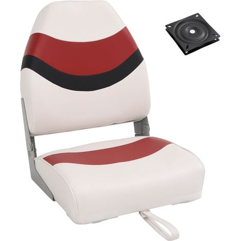 Set de asientos plegables para barco 2 uds con respaldo alto vidaXL (1/5)
