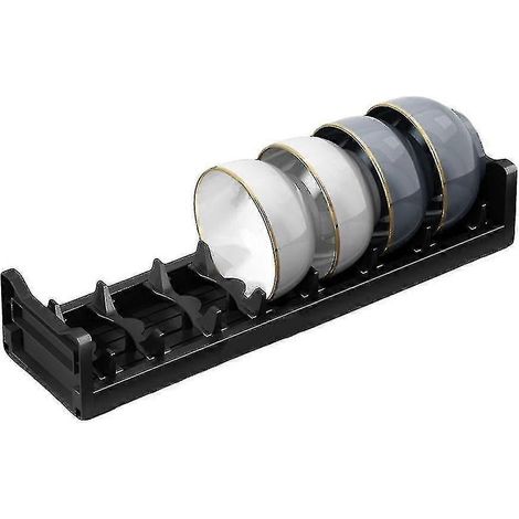 Organisateur d'étagère de cuisine, égouttoir à assiettes, porte-bols, égouttoir à bols réglable (1/3)