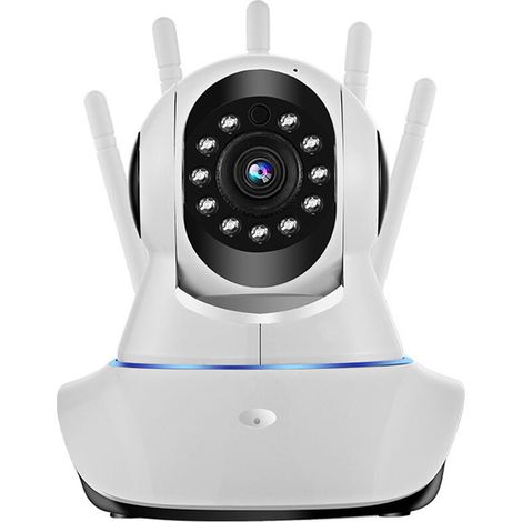 Caméra de Sécurité Extérieure - Caméra WiFi Sans Fil pour Système de Sécurité Domestique avec Vue à 360°, Détection de Mouvement, Suivi Automatique, Conversation Bidirectionnelle, Vision Nocturne 1080 (1/5)