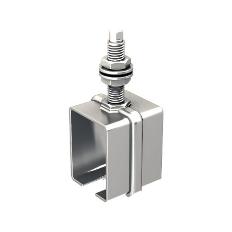 Support enveloppant à tige filetée SPORTUB courte 8571 pour rail 85 x 70 mm - MANTION (1/2)